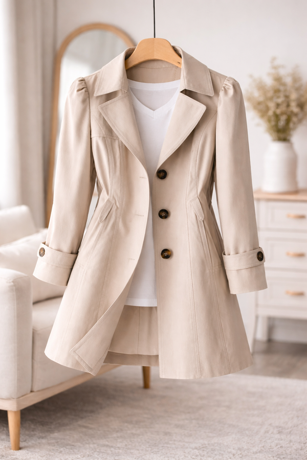 Selvia – Elegancki płaszcz vintage